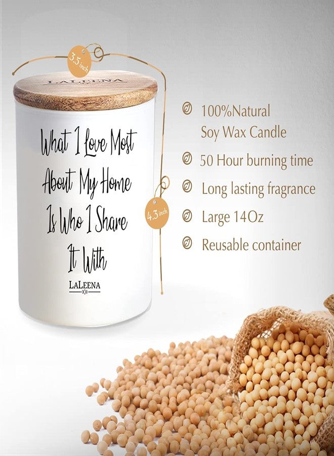 LaLeena - New Home Scented Candle - Best Housewarming Gifts - New Homeowners Gift Ideas - Housewarming Gift Basket (Vanilla, Large 14 oz) - Image 5